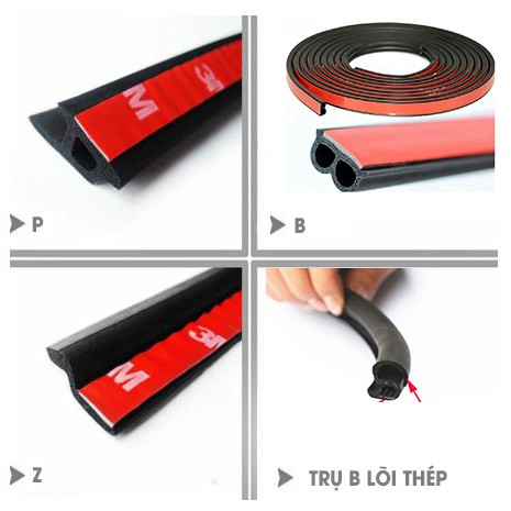 Combo chống ồn gioăng cao su chống ồn cho xe hơi Sedan  chống ồn xe ô tô cao cấp