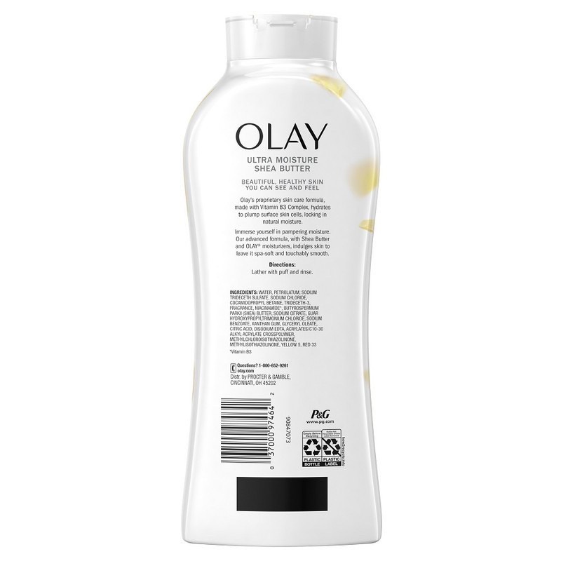 Sữa Tắm Dưỡng ẩm Olay Ultra Moisture Shea Butter 650ml bơ hạt mỡ