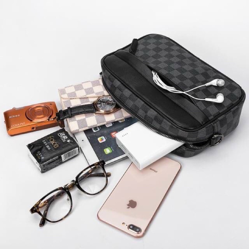 [Mã VNCT giảm 10k đơn 2] Ví cầm tay Clutch nam LV Khoá Số Da Đẹp Cao Cấp - VN1978