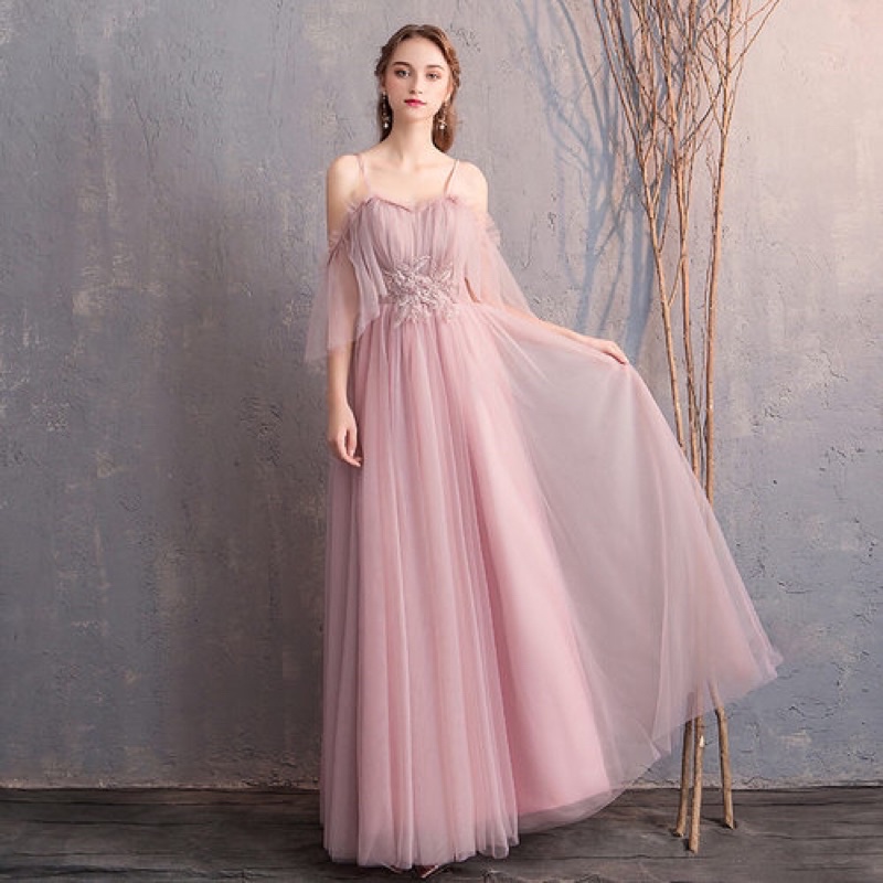 Váy voan bồng vintage.