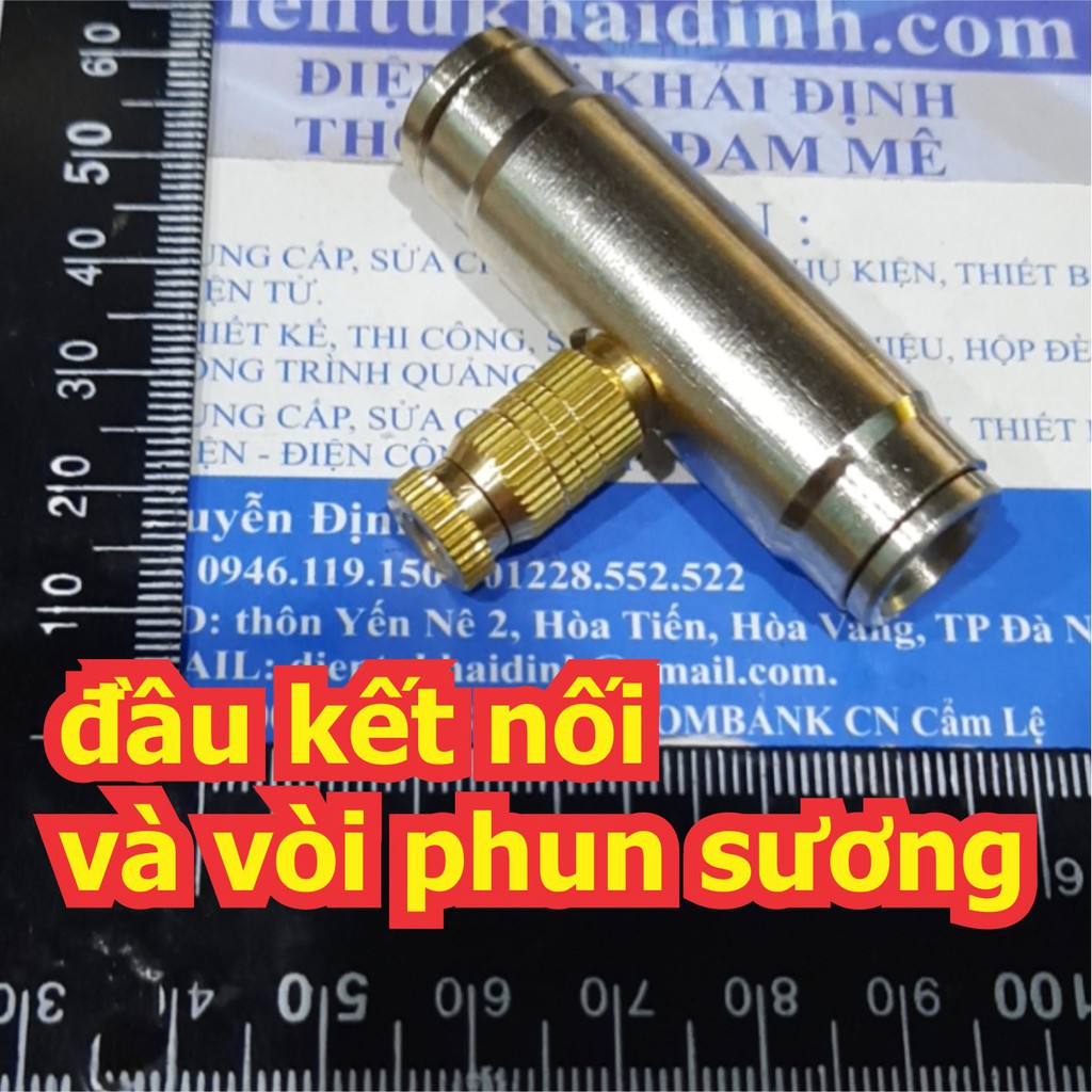 2 cái vòi phun sương chụi nhiệt độ áp suất cao bằng đồng cỡ 1010 ~ 5010 kde6670