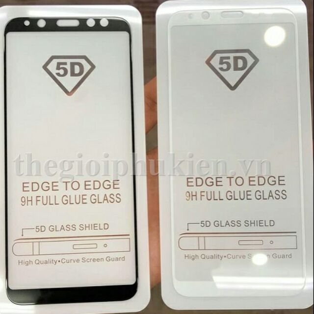 Kính cường lực full 9D grue samsung A6+(2018)