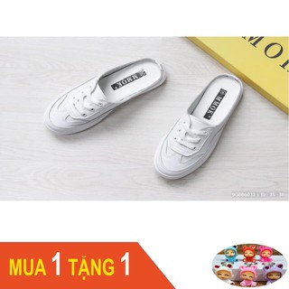 Giày hở gót đan dây