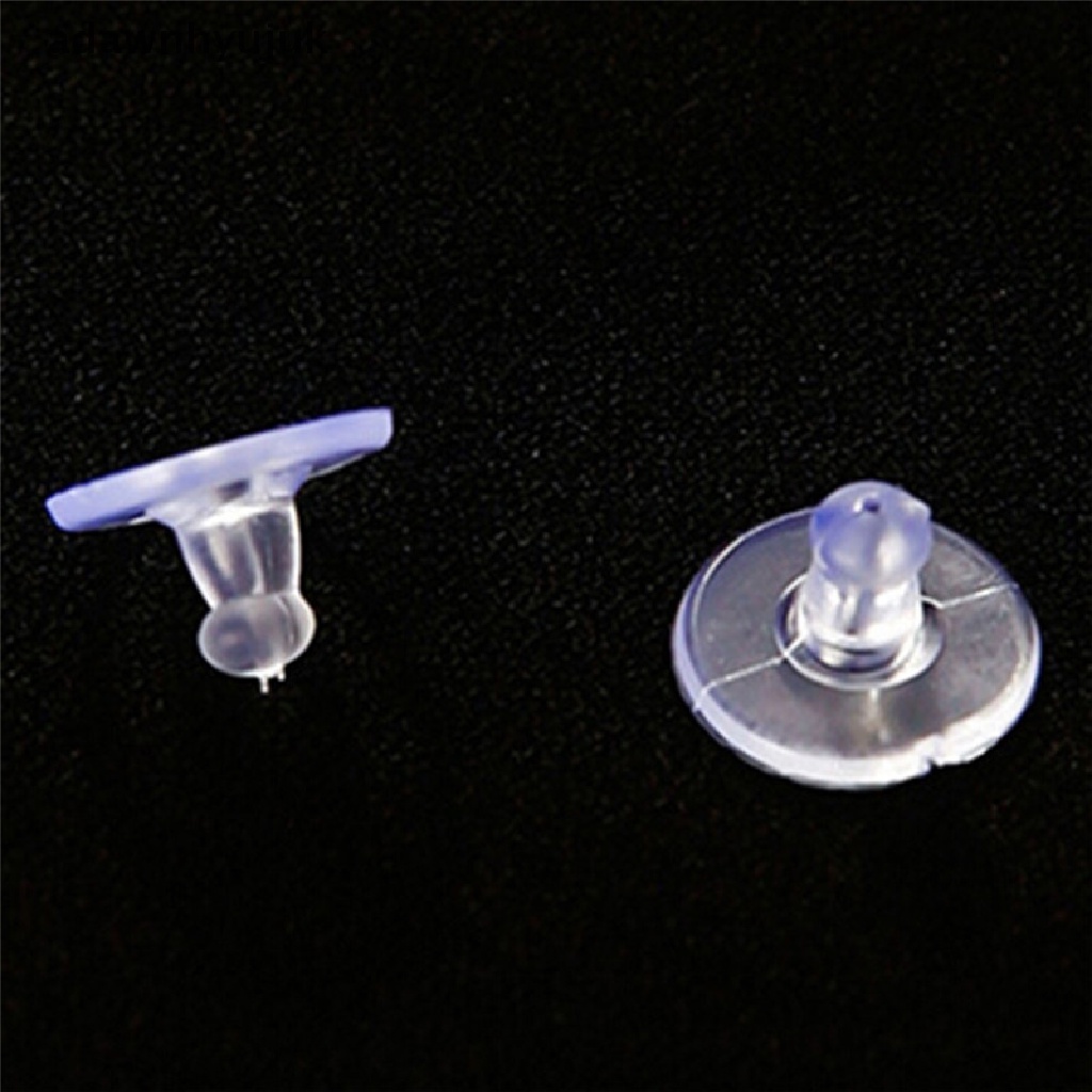 Set 50 Nút Silicon Mềm Chặn Bông Tai Chịu Được Sức Nặng