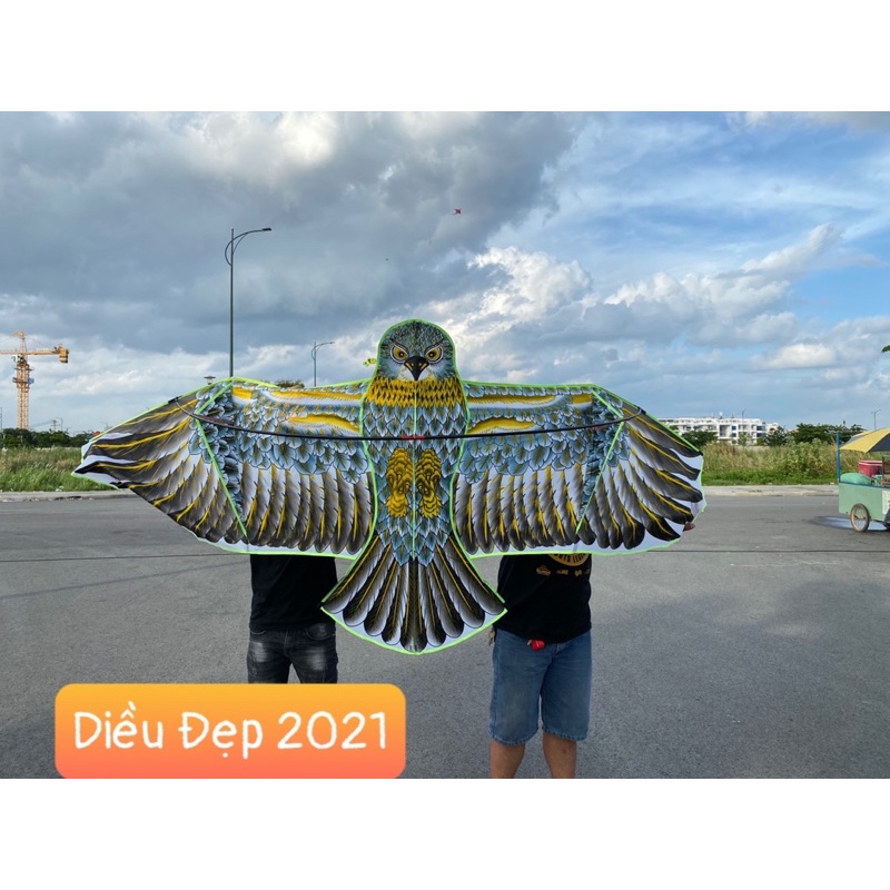 Diều đại bàng size khủng - TẶNG TAY CẦM THẢ DIỀU 150 MÉT DÂY + TÚI VẢI ĐỰNG  diều thả