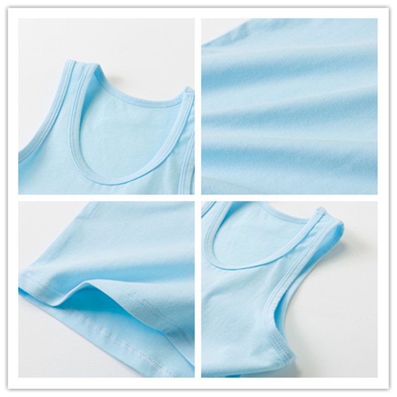 Áo ba lỗ vải cotton mỏng dạ quang in hình Goku phim Dragon Ball thời trang mùa hè cho bé trai