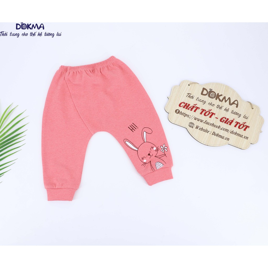 DQ620 Quần dài bo gấu Dokma (9-24m)