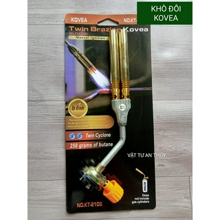 ĐÈN KHÒ GAS ĐÔi KOVEA KT-2108_ Đèn khò gas hai mỏ Kovea