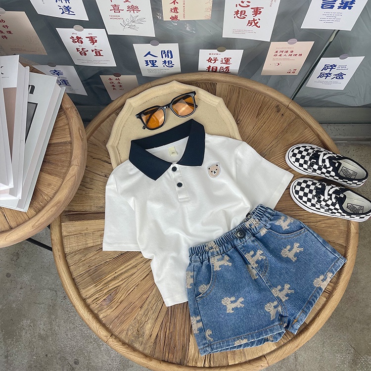 Áo POLO cho bé trai, bé gái chất cotton 100% 4 chiều  mềm mát APL06