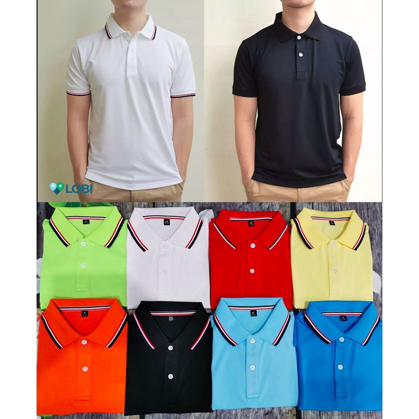 Áo Thun Polo Nam Cổ Trụ Co Giãn 4 Chiều Dáng Rộng, Áo Thun Cá Sấu Cặp
