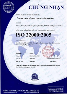 Thảo mộc giảm cân Sơn Mai