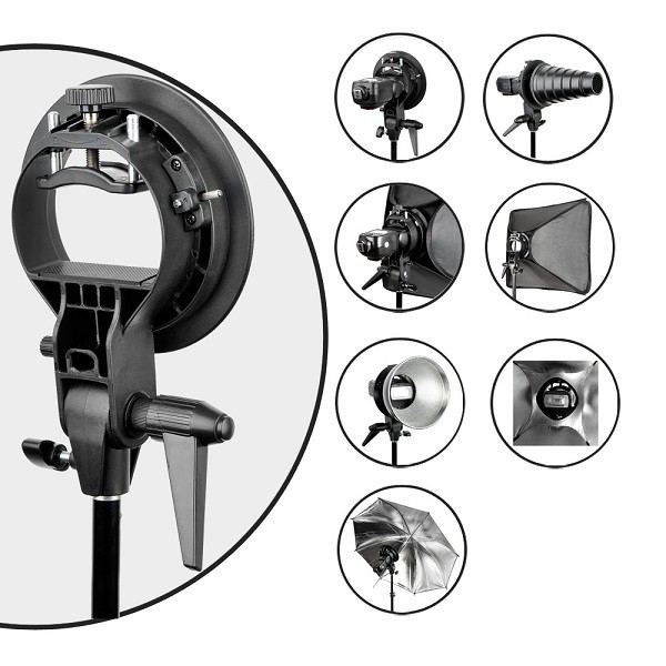 Tản sáng Flash Softbox Godox 80x80cm loại S ngàm Bowen