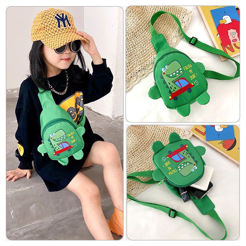 Túi đeo chéo họa tiết khủng long xinh xắn dành cho bé