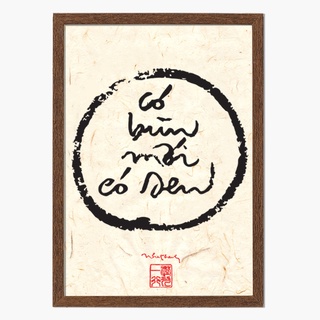 Tranh thư pháp thiền sư thích nhất hạnh - album sen