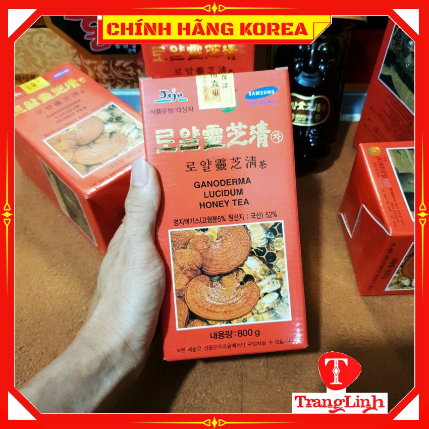 Cao linh chi mật ong hàn quốc, hộp 800gr - Cao linh chi Jeju thượng hạng - tranglinhkorea