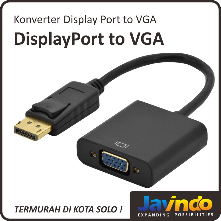 Bộ chuyển đổi DisplayPort sang VGA DP sang VGA - màu trắng