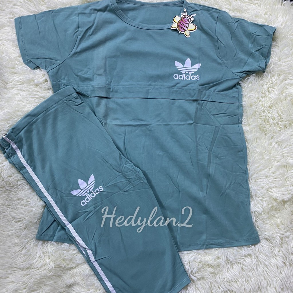 SIÊU RẺ_Bộ đồ bầu và sau sinh Lửng chất cotton mềm mát form thể thao trẻ trung cho các mẹ bầu mặc nhà và đi chơi BL851