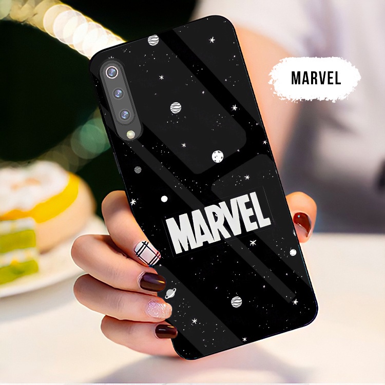 Ốp Xiaomi Mi 9 / Mi 9 SE / Mi 9 Pro/ Mi 9 Lite mặt cường lực chống bể, sáng bóng, chất lượng