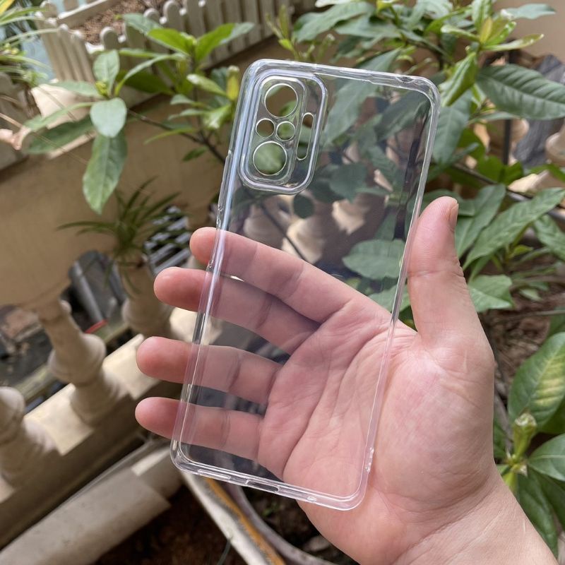 Ốp lưng silicon Gor cho Xiaomi Redmi Note 10 Pro, Redmi Note 10 Pro Max siêu mỏng, có gờ bảo vệ
