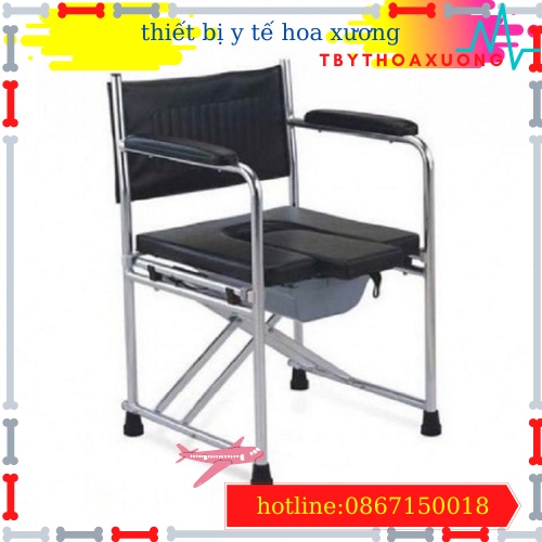 [Hàng Chính Hãng] Ghế Bô Vệ Sinh Cho Người Già Lucass G-36, Măt Nệm , Bô Vuông,Không Bánh Xe,Chống Trơn Trượt