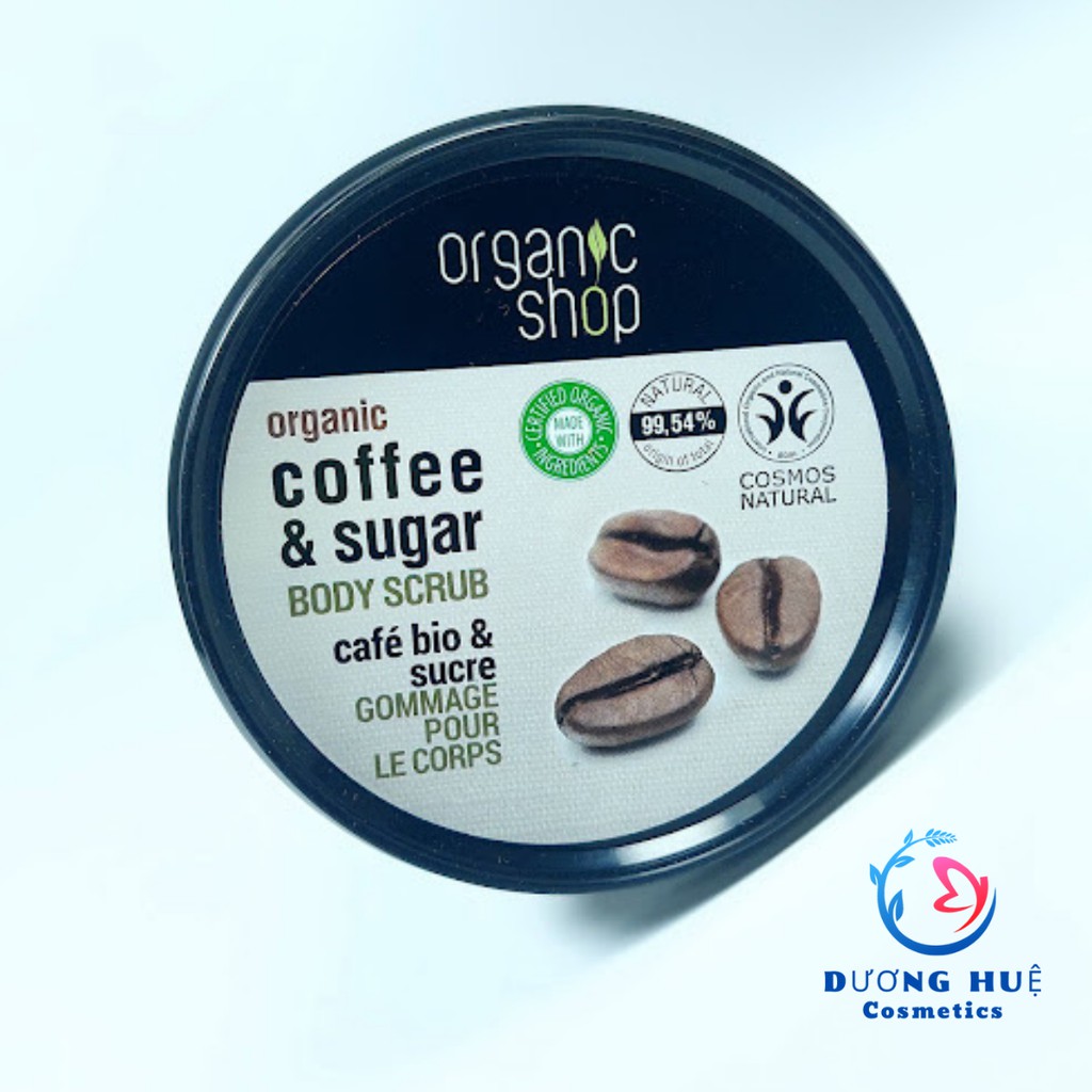 Tẩy Tế Bào Chết Toàn Thân Organic Shop Organic Coffee &amp; Sugar Body Scrub 250ml ( Chính hãng)