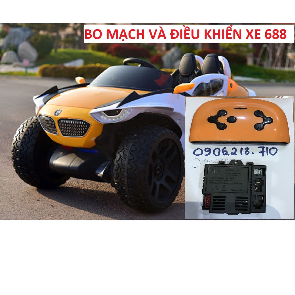 combo mạch và điều khiển xe ô tô điện trẻ em 688 - 588- điều khiển xe xjl588 - mạch xe xjl688