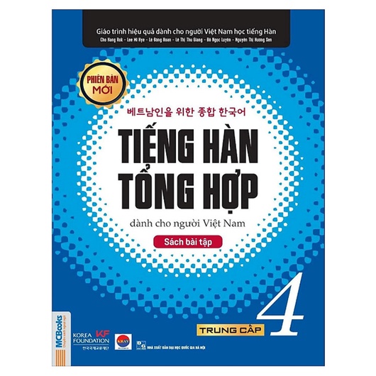 Sách - Combo Tiếng Hàn Tổng Hợp Dành Cho Người Việt Nam Trung Cấp 4 - Phiên Bản Mới 2020