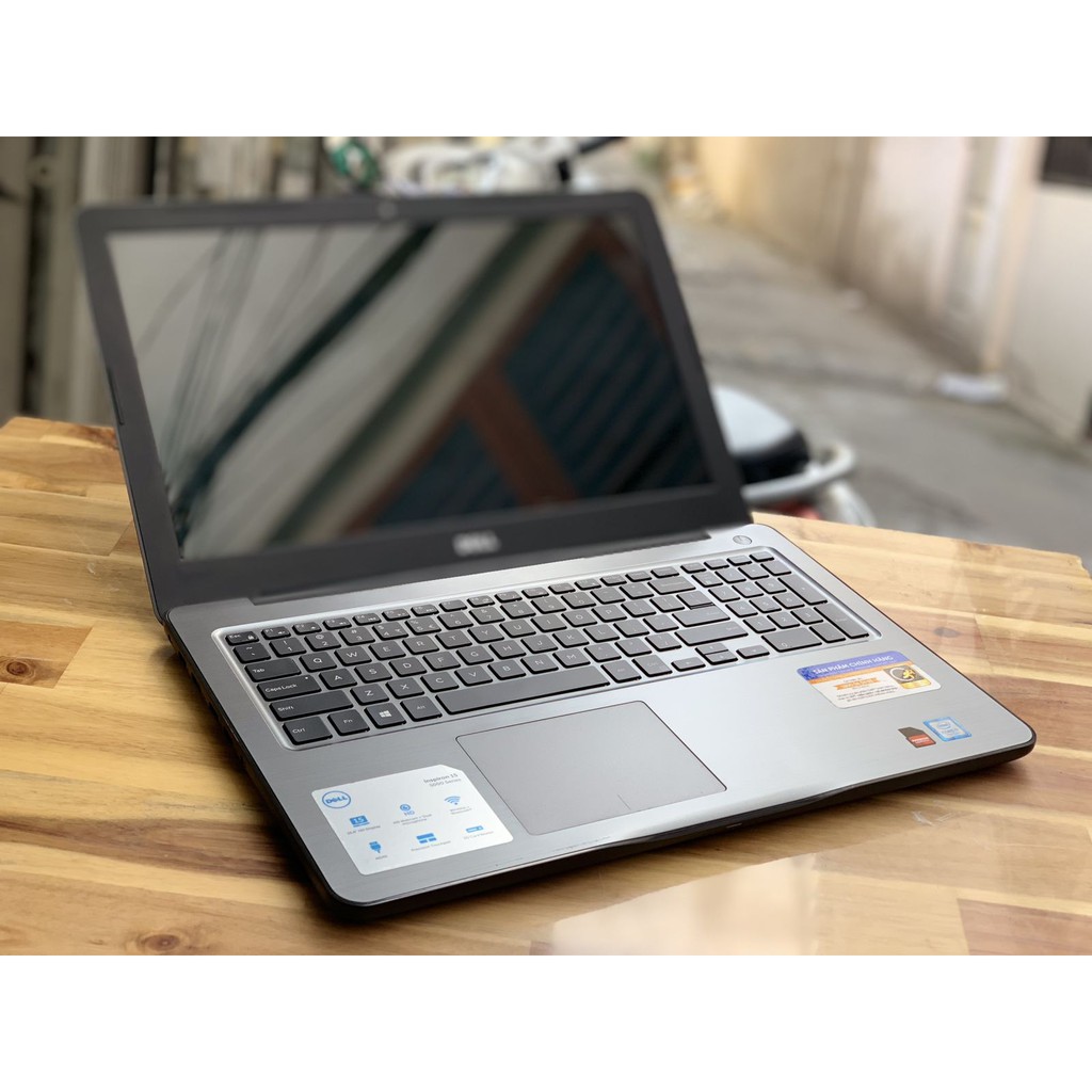 Laptop Dell Inspiron 5567, i5 7200U SSD256 Vga rời AMD R7 M445 Đèn phím Full HD Đẹp Keng Zin Giá rẻ