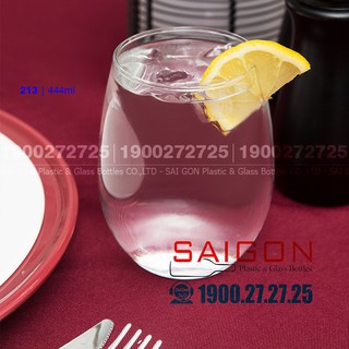 Ly thủy tinh libbey stemless wine | tùy chọn dung tích , nhập khẩu e.u