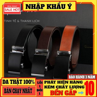 Thắt lưng nam/Thắt lưng da thật nguyên tấm Rainbow 005