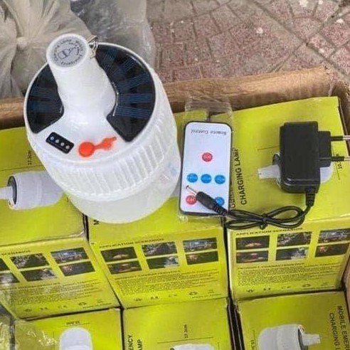 Bóng Đèn Tích Điện 100W Kèm Điều Khiển