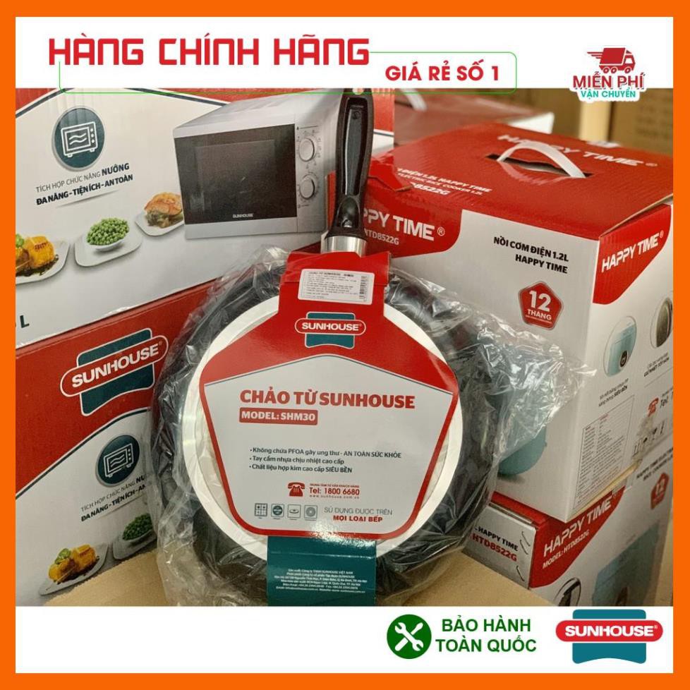 Chảo chống dính bếp từ Sunhouse 30cm, chảo chống dính SUNHOUSE SHM30