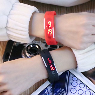 Đồng Hồ Led Silicon Thể Thao Nam Nữ