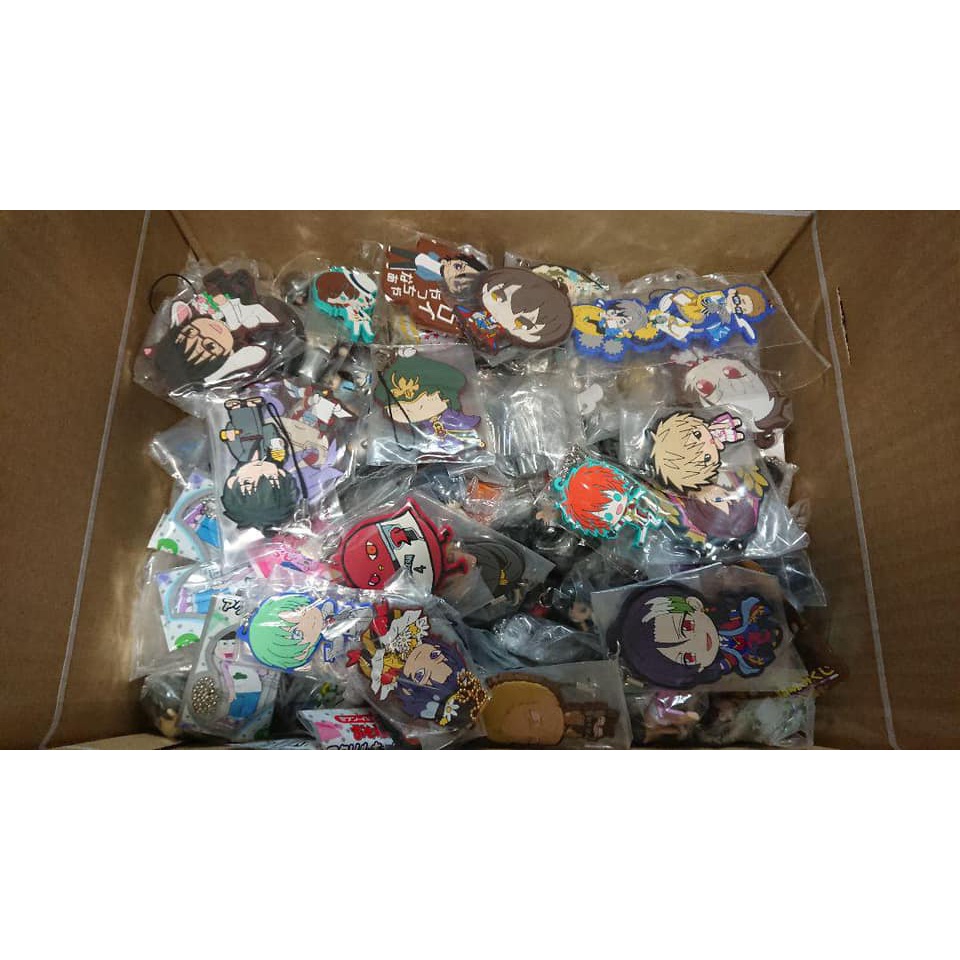 Tổng hợp goods móc chìa khóa mini standee huy hiệu anime trước năm 2018 Gashapon chính hãng Nhật Bản