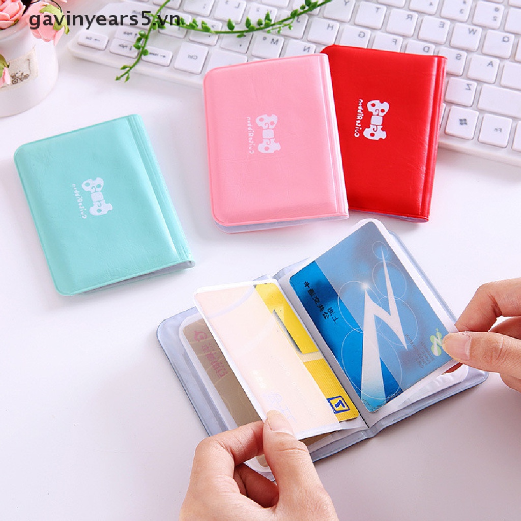 Túi đựng thẻ giấy phép tài liệu màu kẹo dễ thương