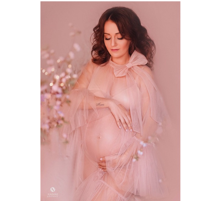 váy chụp bầu bánh bèo