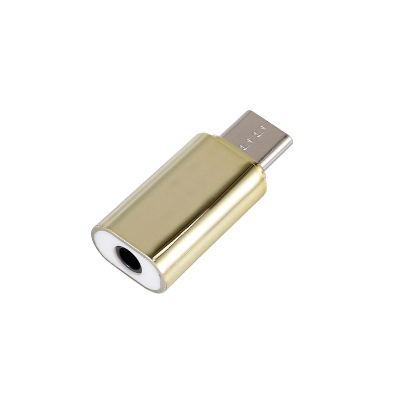 Đầu Chuyển Đổi Âm Thanh Cổng Usb Type C Sang Cổng Cắm 3.5mm Cho Xiaomi Huawei Google Pixel Oneplus 1