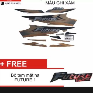 BỘ TEM FUTURE 1 MÀU XANH NGỌC