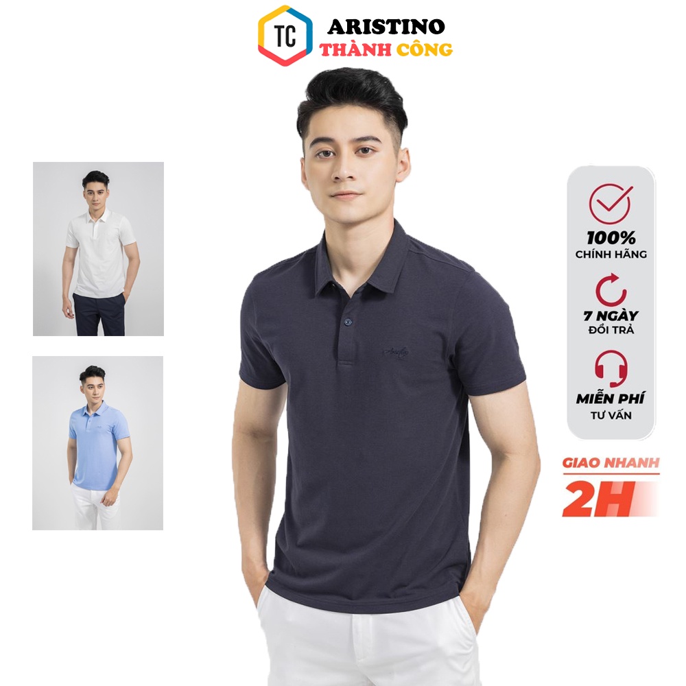 Áo Polo, Áo Thun Nam Có Cổ ARISTINO - APS036S1 Dáng Suông Vừa, Chất Cotton Siêu Mềm Nhẹ, Thoáng Mát