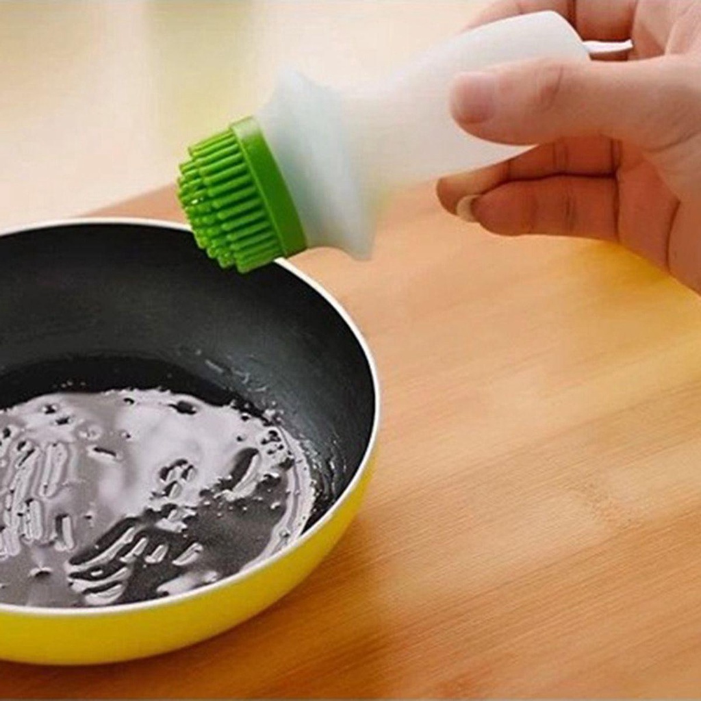 LLOYD Lọ Đựng Gia Vị Kèm Cọ Quét Dầu Bằng Silicone Tiện Dụng Cho Nhà Bếp