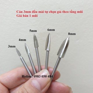 Mua mũi lũa gỗ điêu khắc  chạm trổ mài khắc thép HSS hay mũi khắc tỉa gỗ 3 cạnh