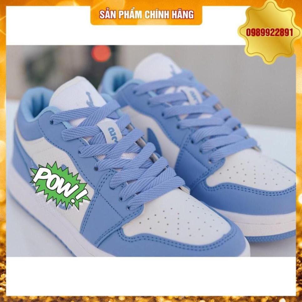 Giày thể thao Jd1 da PU, phối xanh dương trắng | BigBuy360 - bigbuy360.vn