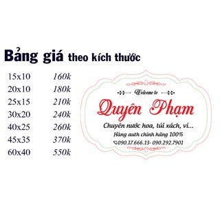 Bảng gỗ tên shop - đạo cụ chụp ảnh