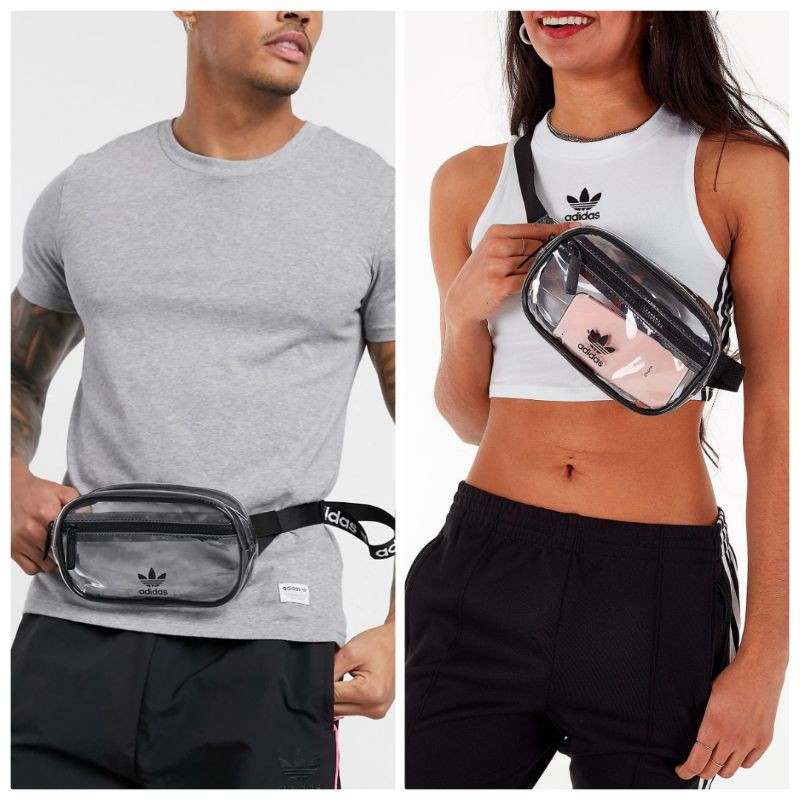 (Chuẩn hãng) Túi bao tử adidas trong suốt (CL5283) | BigBuy360 - bigbuy360.vn