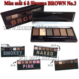 Set Mắt Sivanna 6 màu đẹp (có 4 tông)