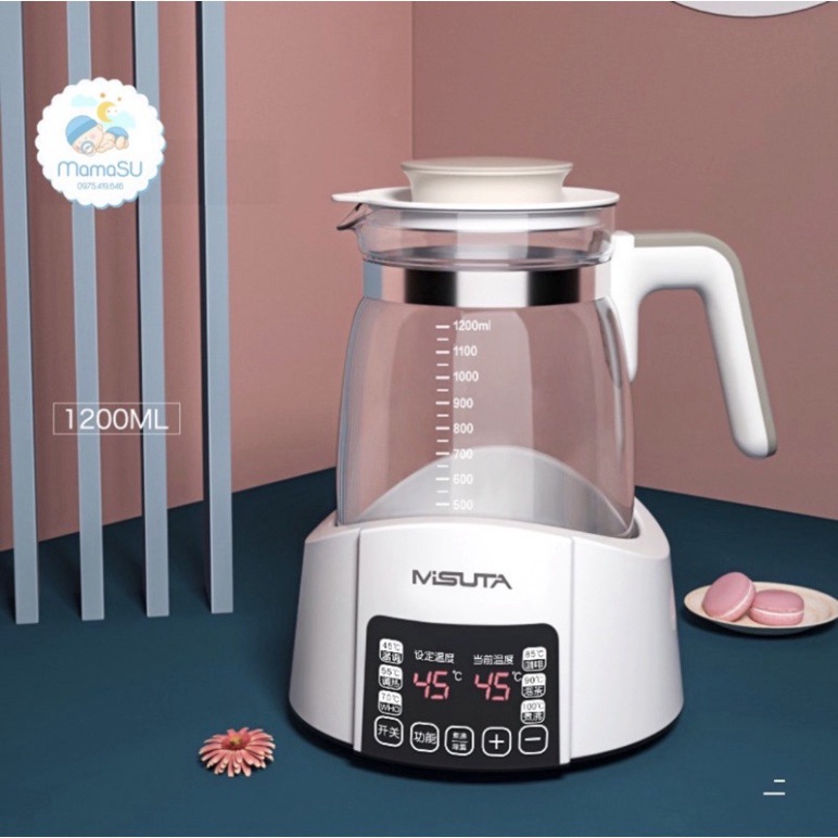 Máy hâm nước pha sữa Misuta giữ nhiệt - Bình đun nước pha sữa