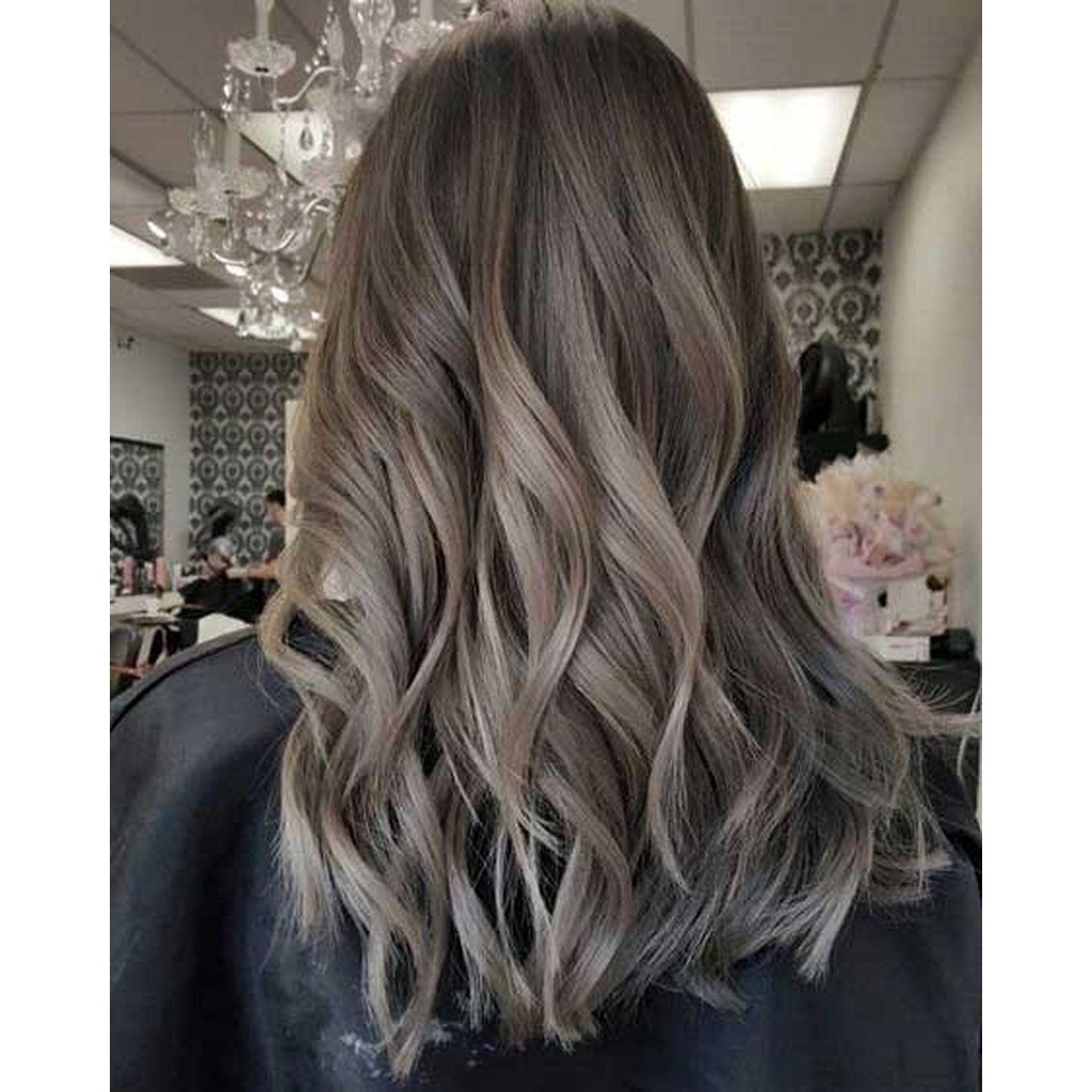 Thuốc Nhuộm Tóc Màu NÂU KHÓI  tặng kèm oxi