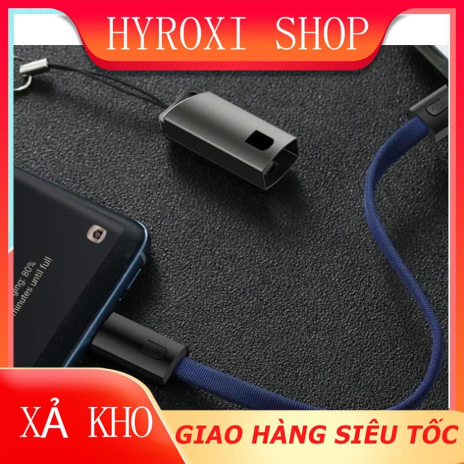 Cáp sạc iPhone Lightning – Type C – Micro USB loại ngắn 20 cm mẫu 2 HYROXISHOP