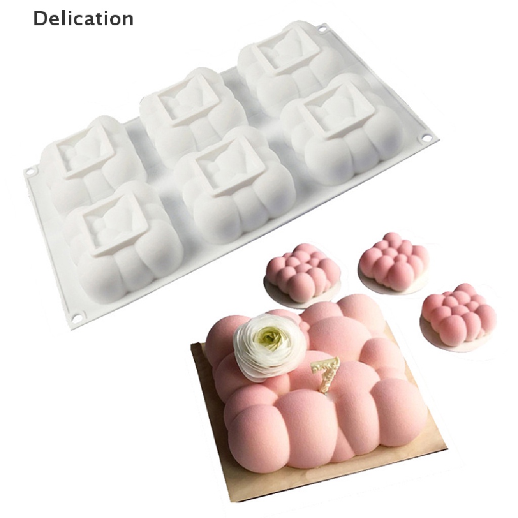 Khuôn silicone tạo hình đám mây trang trí bánh kem