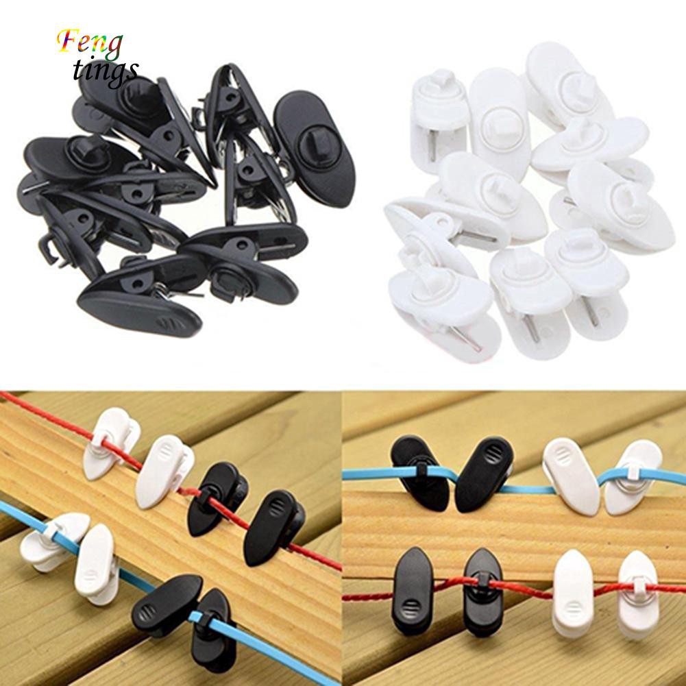 ✌ FT ✌ 10 Pcs Rotatable Clip for Cable On Lapel Lavalier Microphone Headphones